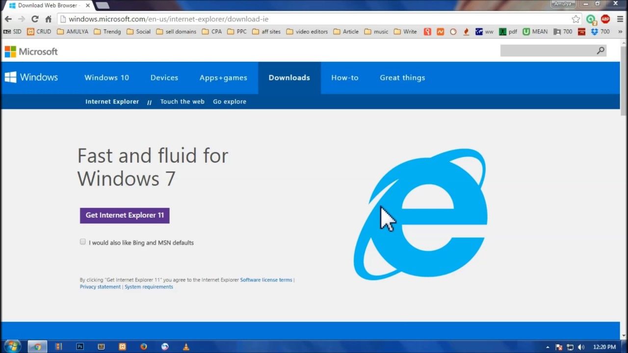 Internet Explorer 11 For Windows Vista 64 Bit Free Download